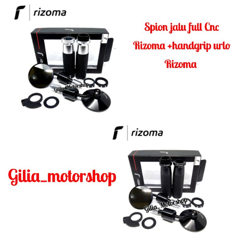 Handgrip Handfat Rizoma Urlo Full Cnc Plus Spion Jalu Bar End Oberon Rizoma Vespa Nmax Pcx Universal