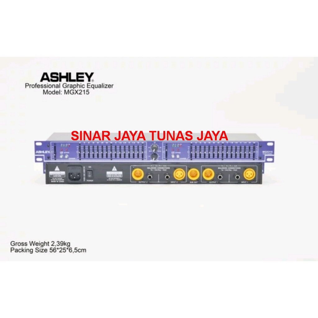 EQUALISER ASHLEY MGX 215 ORIGINAL