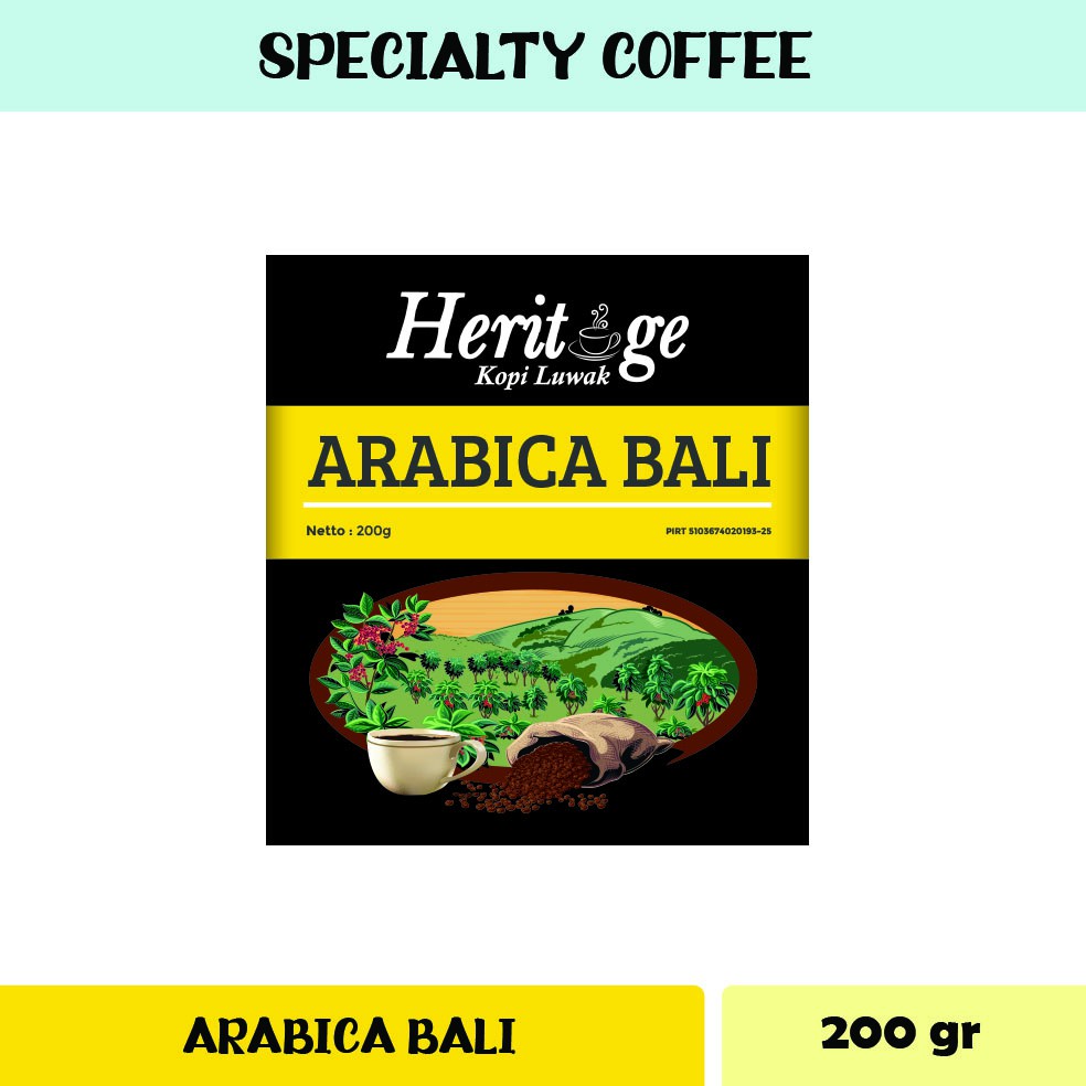 Kopi Arabica Bali 200 gr