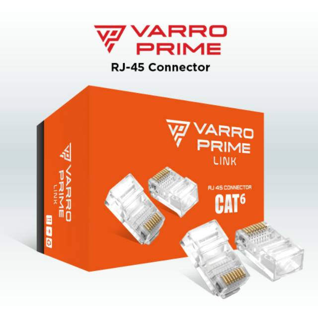 Varro Konektor RJ45 UTP Cat 6 Cat 6e Cat6 Cat6e