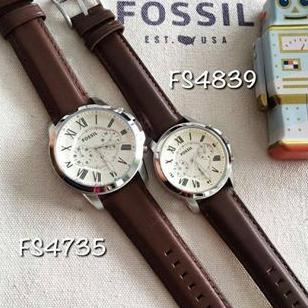 Fossil FS4735 & FS4839 Grant Original | Jam Tangan Fossil Couple ORI Star Seller Termurah