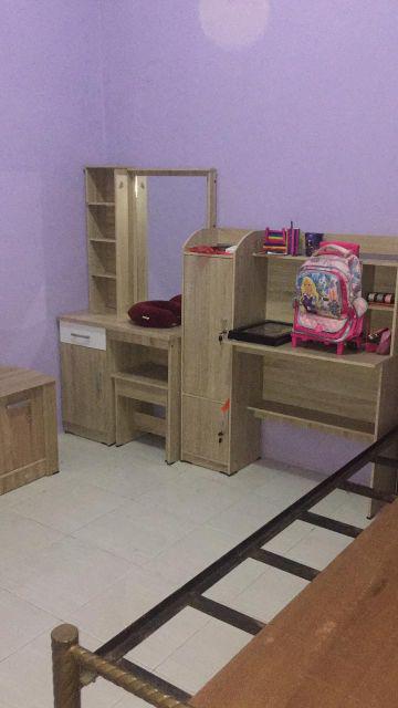 Paket Bedroom 1 Lemari 3 Pintu Meja Rias Dan 2 Nakas