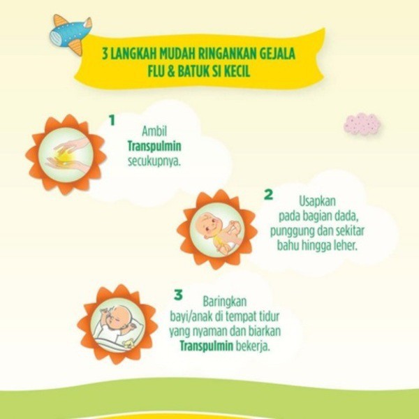 Transpulmin Baby Balsam 20g Pereda Nyeri Punggung Sakit Kepala Perut Hidung Tersumbat Perawatan Bayi