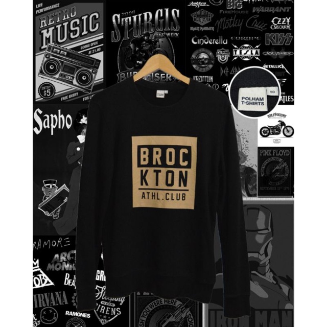 Crewneck Polham Hitam