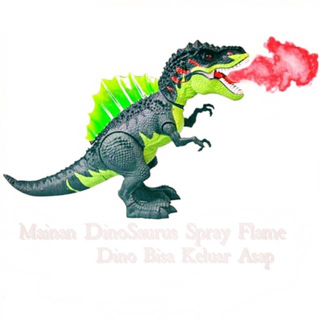 Mainan Dinosaurus Spray Flame I mainan dinosaurus bisa keluar asap