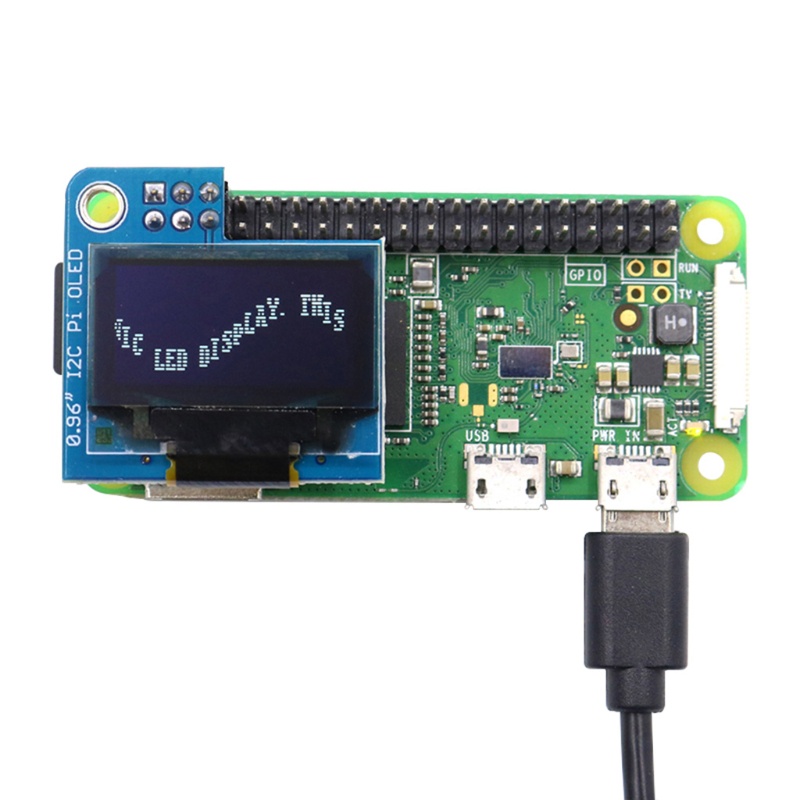 Btsg 0.96 inch OLED I2C SSD1306 IIC Modul Layar Display Untuk Raspberry Pi 128x64