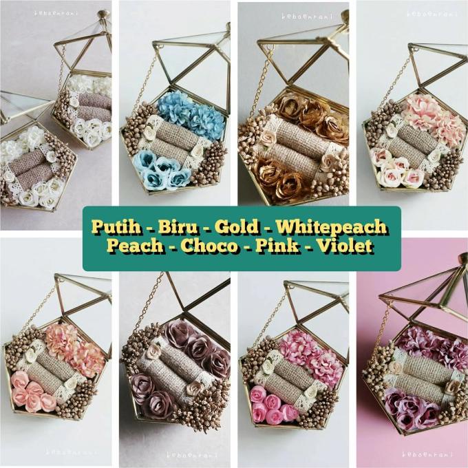 

AKSESORIS PERNIKAHAN RING BOX/ WEDDING RING BOX/ ENGAGEMENT RING BOX/ TERRARIUM BOX PERLENGKAPAN PESTA CRAFT