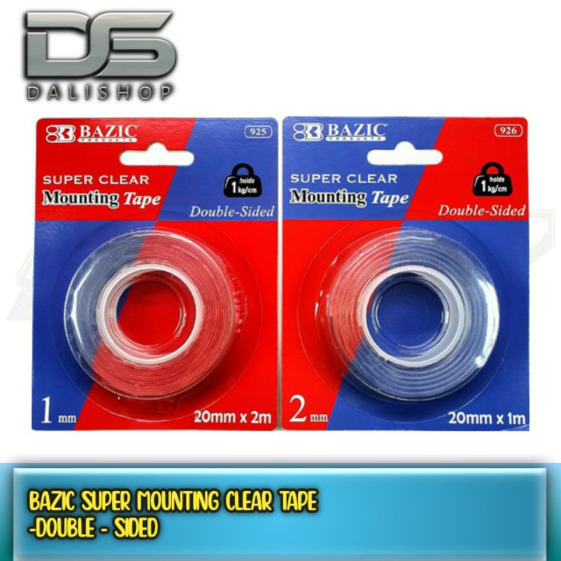 

BAZIC SUPER MOUNTING CLEAR TAPE -DOUBLE - SIDED