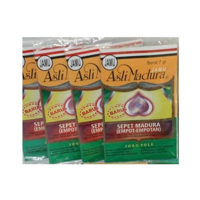 

Jamu empot-empotan asli madura super 10bungkus - serbuk