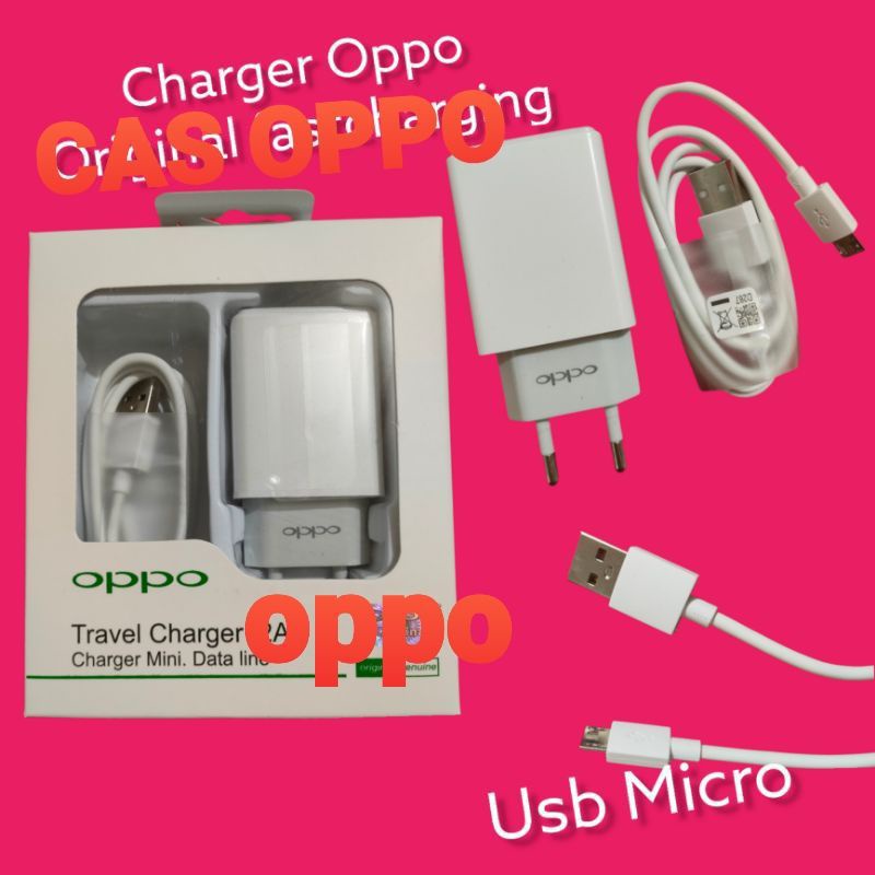 Charger OPPO 2A Original Travel Charger OPPO 2A Micro USB