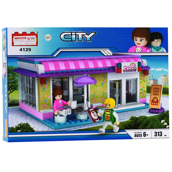 LEGO COGO CITY 313 PCS SERI 4129 COG-0058