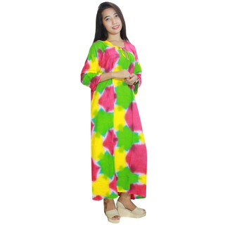 Longdres Batik  Daster Lengan  Panjang Batik  Baju  Tidur 