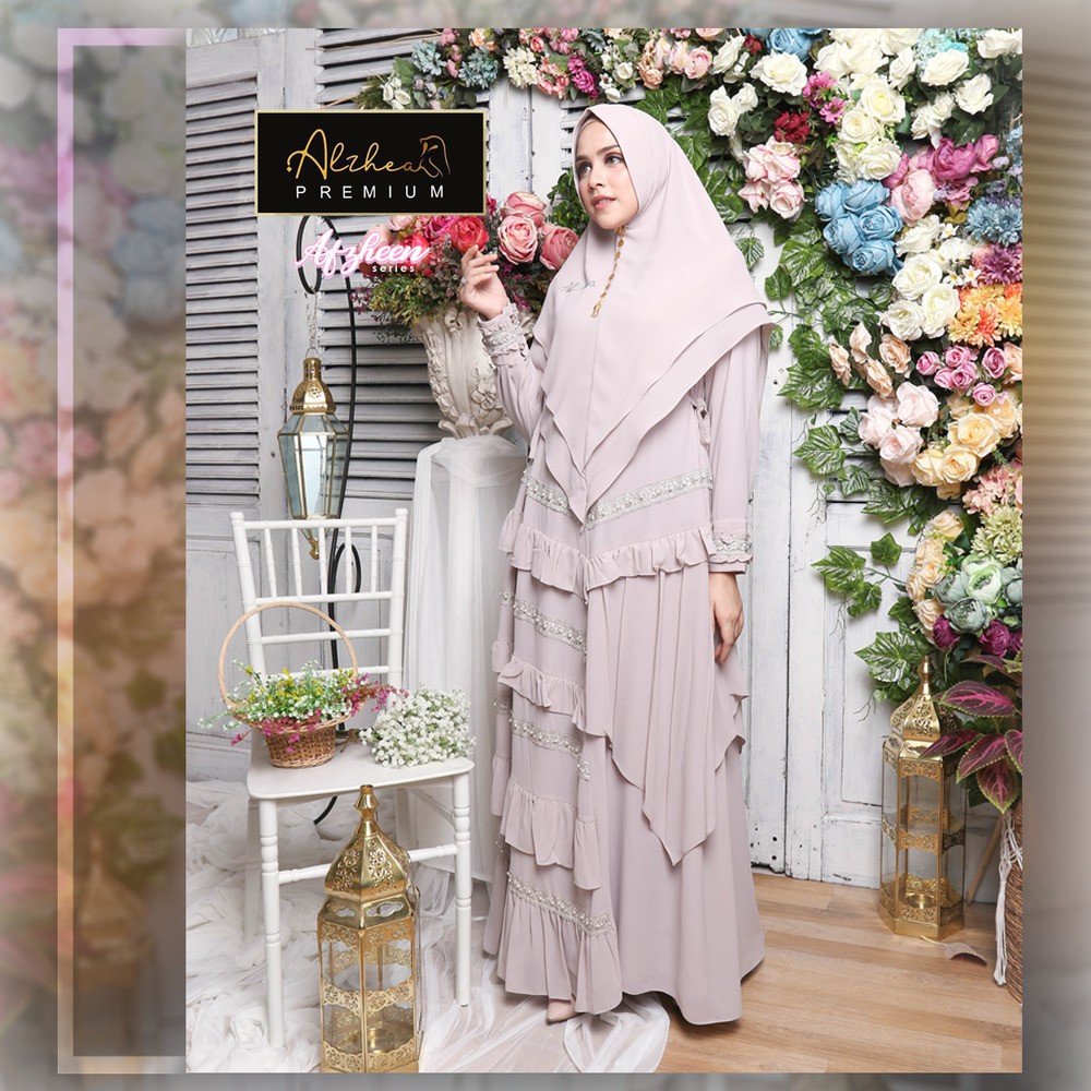 Gamis Set Syar'i AFZHEEN by ALZHEA PREMIUM