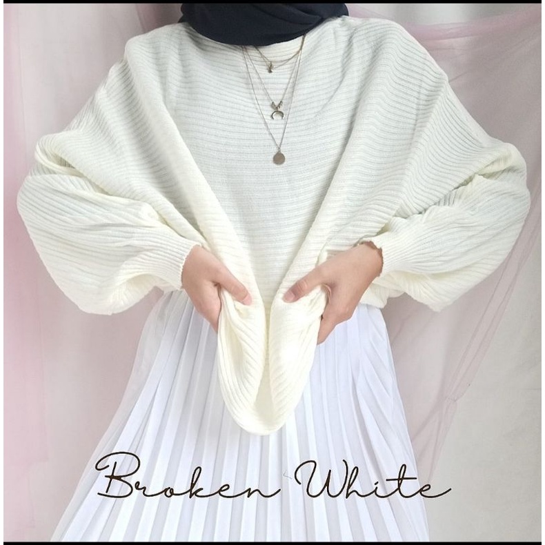 [PREMIUM] Lasperal Batwing Rajut // Blouse Rajut //Batwing Rajut