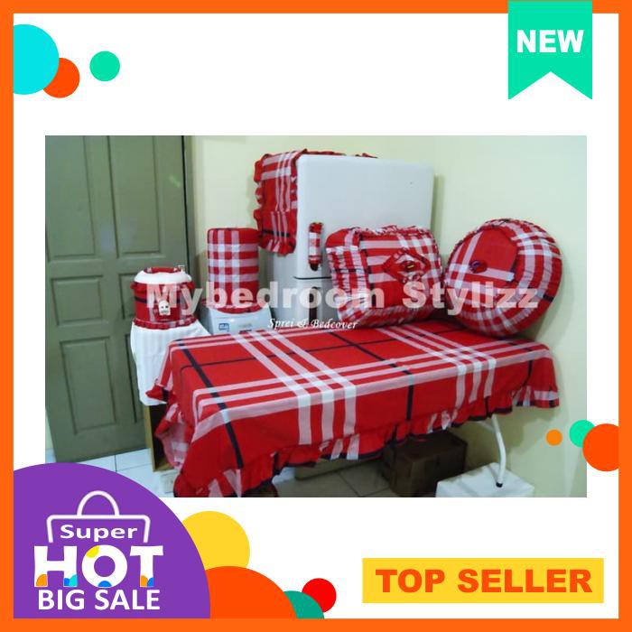 Taplak Meja Makan Burberry Supernova Merah