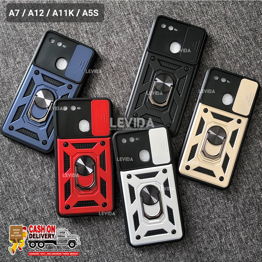Oppo A7 A11K Oppo A12 A5S Oppo A9 2020 Oppo A5 2020 Oppo Reno 5 Case Robot Slide Kamera Protect + Ri