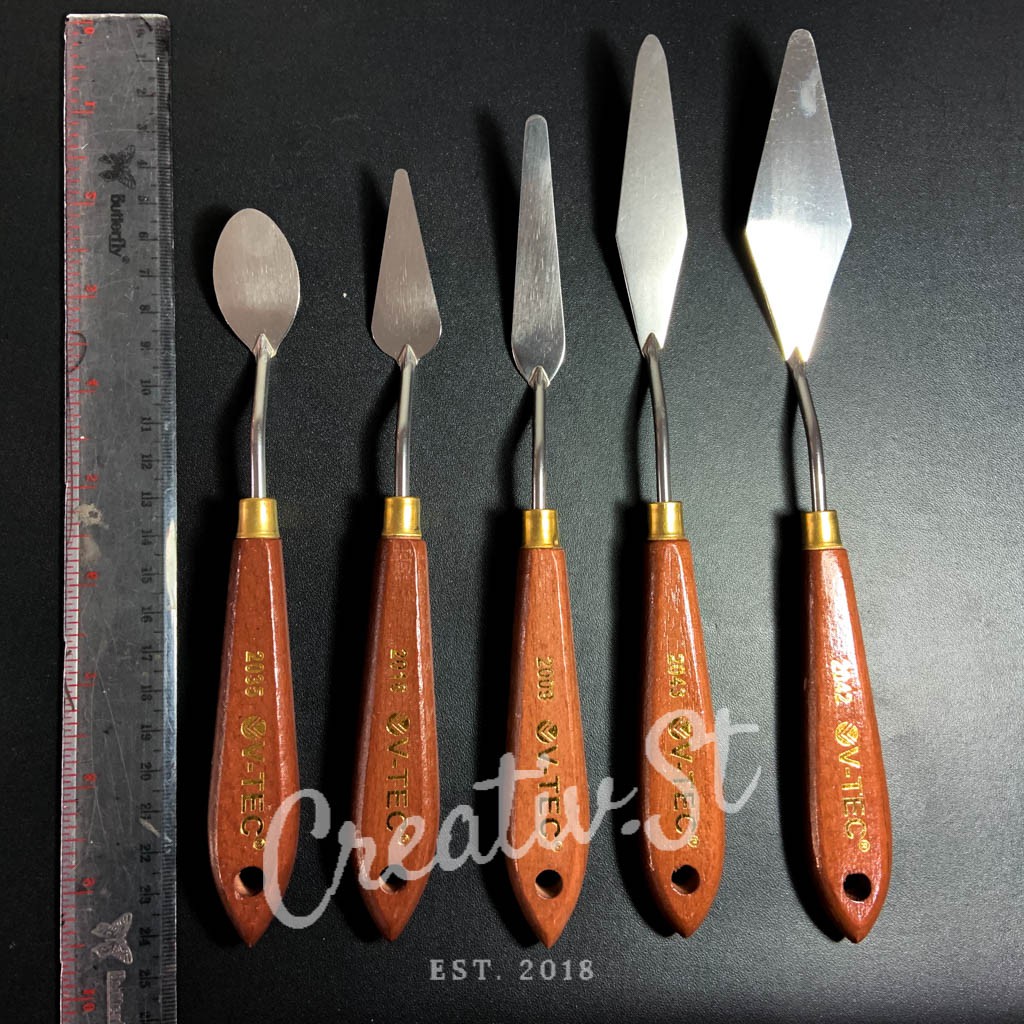 

H7Y V-TEC Painting Knife Paint Knife Pisau Palet Satuan (+ Dus)