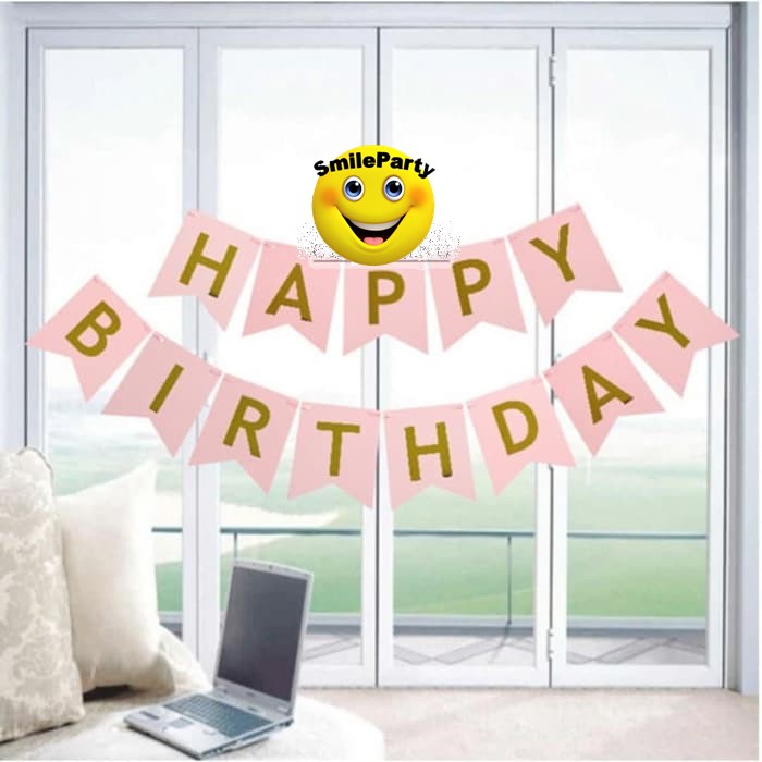 Banner Happy Birthday/Banner Tulisan Happy Birthday