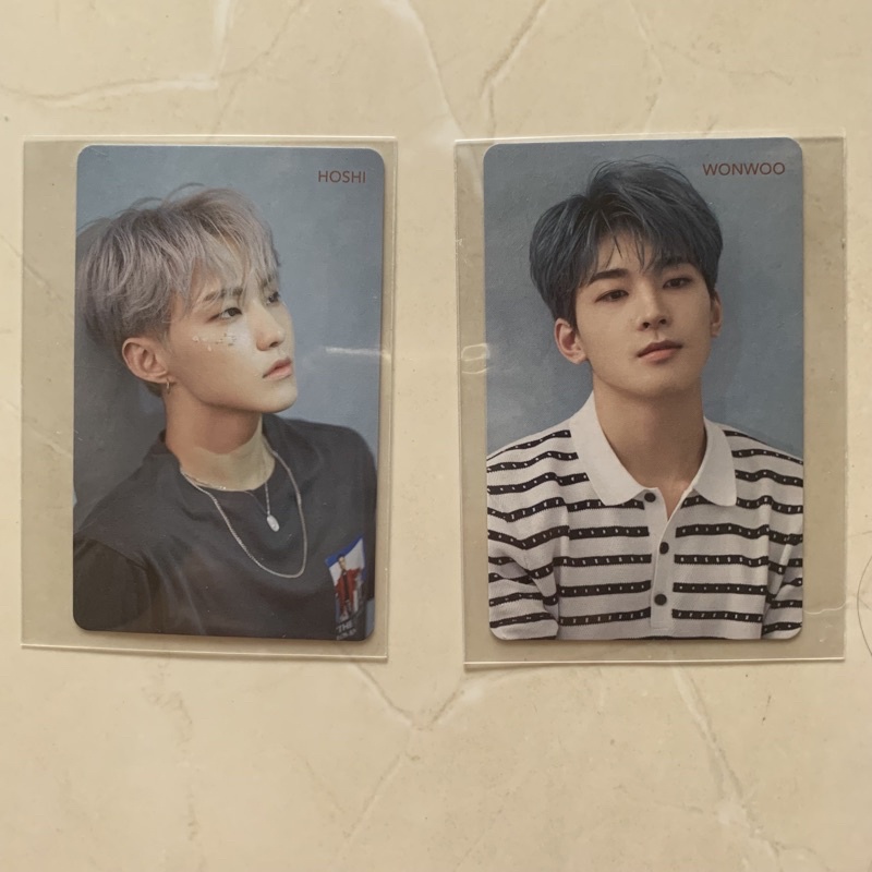 SEVENTEEN WONWOO HOSHI PHOTOCARD HMV FLFL