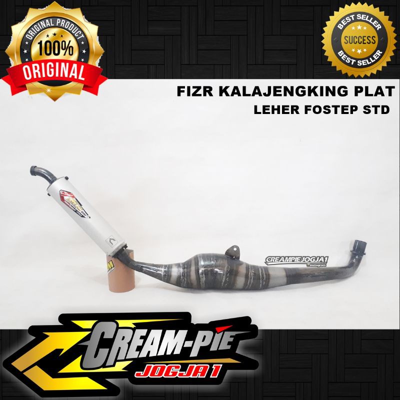 Knalpot Creampie Fizr Kalajengking Plat Model Leher Fostep Standar