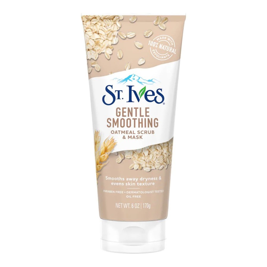 face scrub st ives gentle smoothing oat meal oatmeal 170