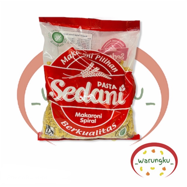 Makaroni/Makroni Sedani Pipa Kerang Spiral 1kg EXP LAMA