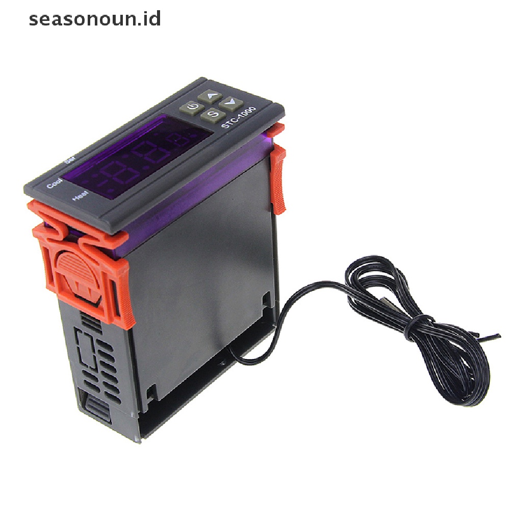 【seasonoun】 Dual Digital Thermostat Temperature Humidity Control STC-3028 Hygrometer Control .