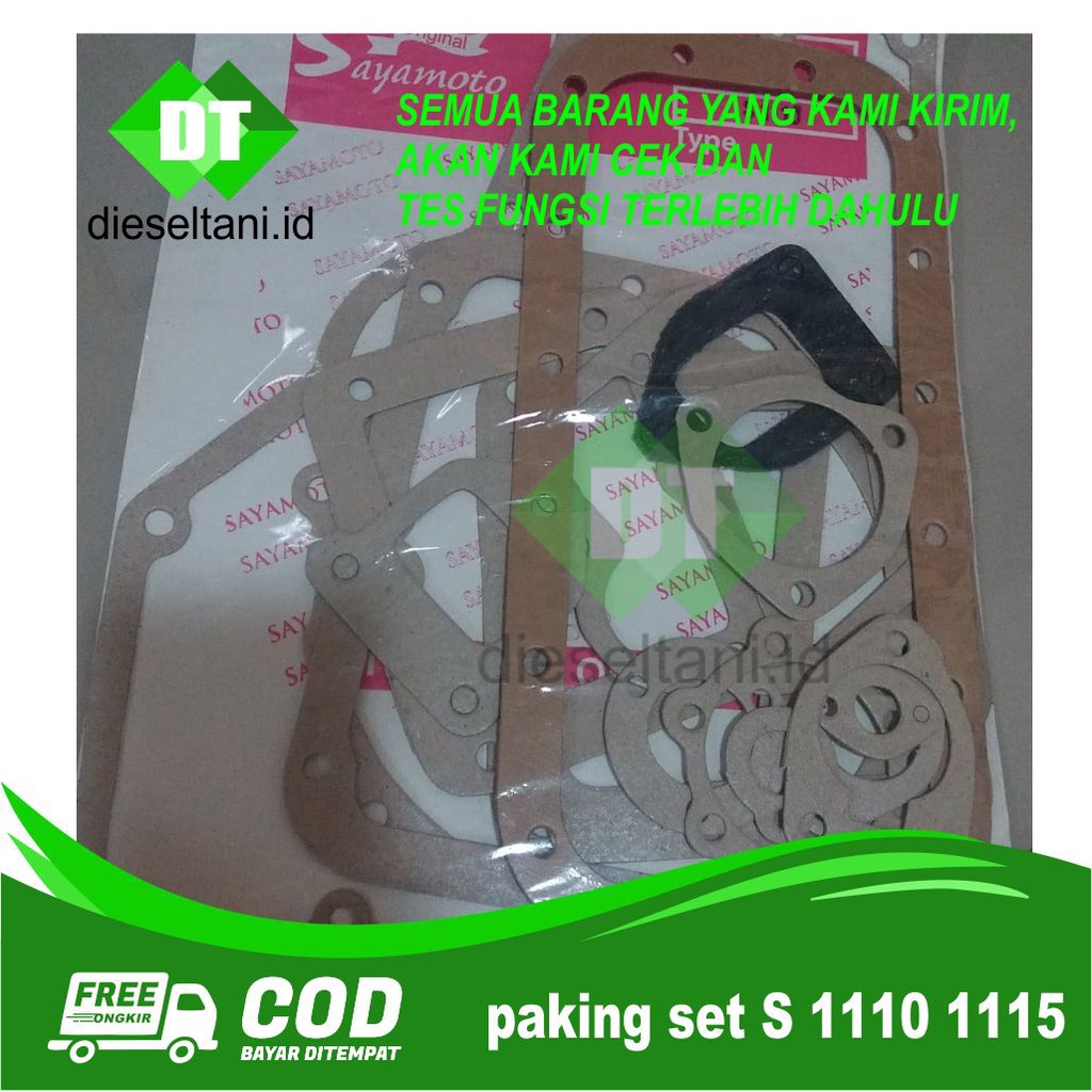 Gasket Full Set Packing Paking Komplit Mesin Diesel S1110 S1115 ZS1115 Dongfeng Jiangdong