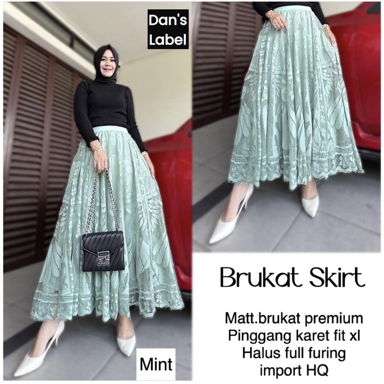 rok tutu brukat import