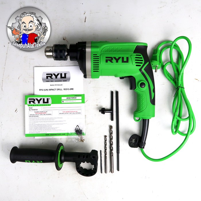 Mesin Bor Tangan (Impact Drill )13mm RID 13-2 RE RYU