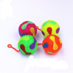 Yoyo Bola Lampu Bunyi Warna Warni  Flashing Spike Ball