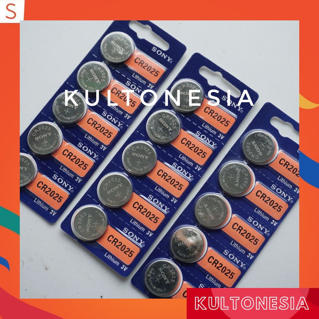 Baterai SONY ORIGINAL 100% TIPE CR 2025