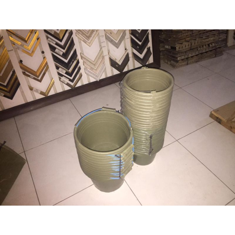 Ember Plastik Hijau / Ember Plastik Cor