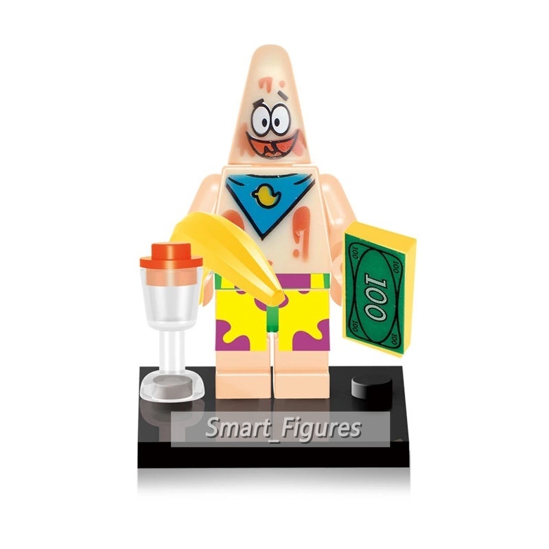 Mainan Action Figure Mini Karakter SpongeBob SquarePants Untuk Hadiah