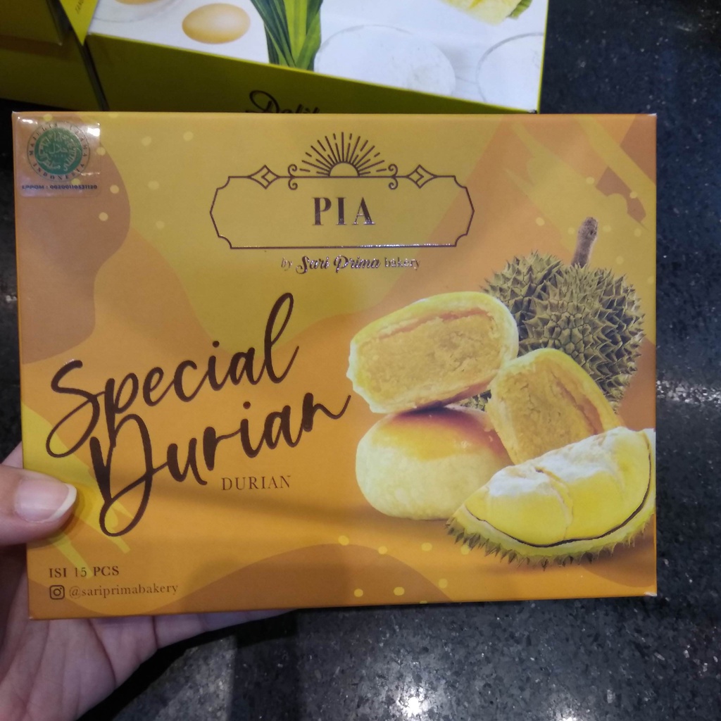 

PIA SPECIAL DURIAN SARI PRIMA BAKERY BANDUNG PASTRY LAPIS KULINER CEMILAN DESSERT AUTHENTIC TRADISI