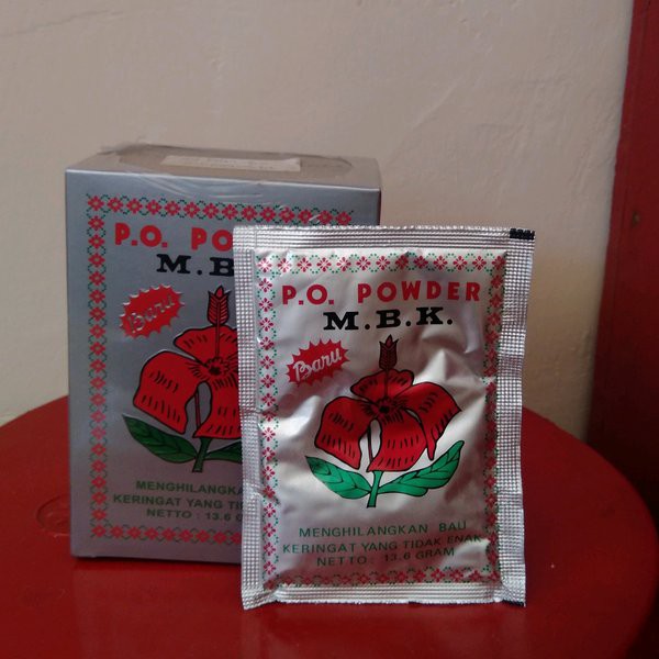 MBK POWDER SILVER BEDAK BAU BADAN KERINGAT