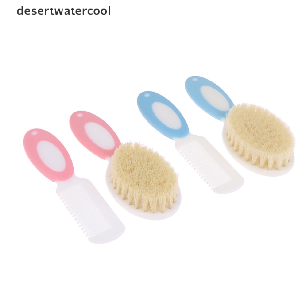 Deid 2pcs / set Sisir Rambut Portable Lembut Untuk Bayi Newborn