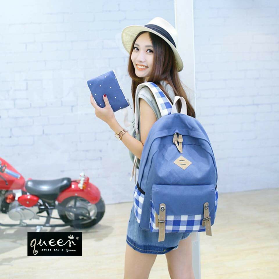 PROMO! FREE ONGKIR! HARGA GROSIR! TAS PUNGGUNG FULLSET 3IN1 XM / TERMURAH! (QUEEN)