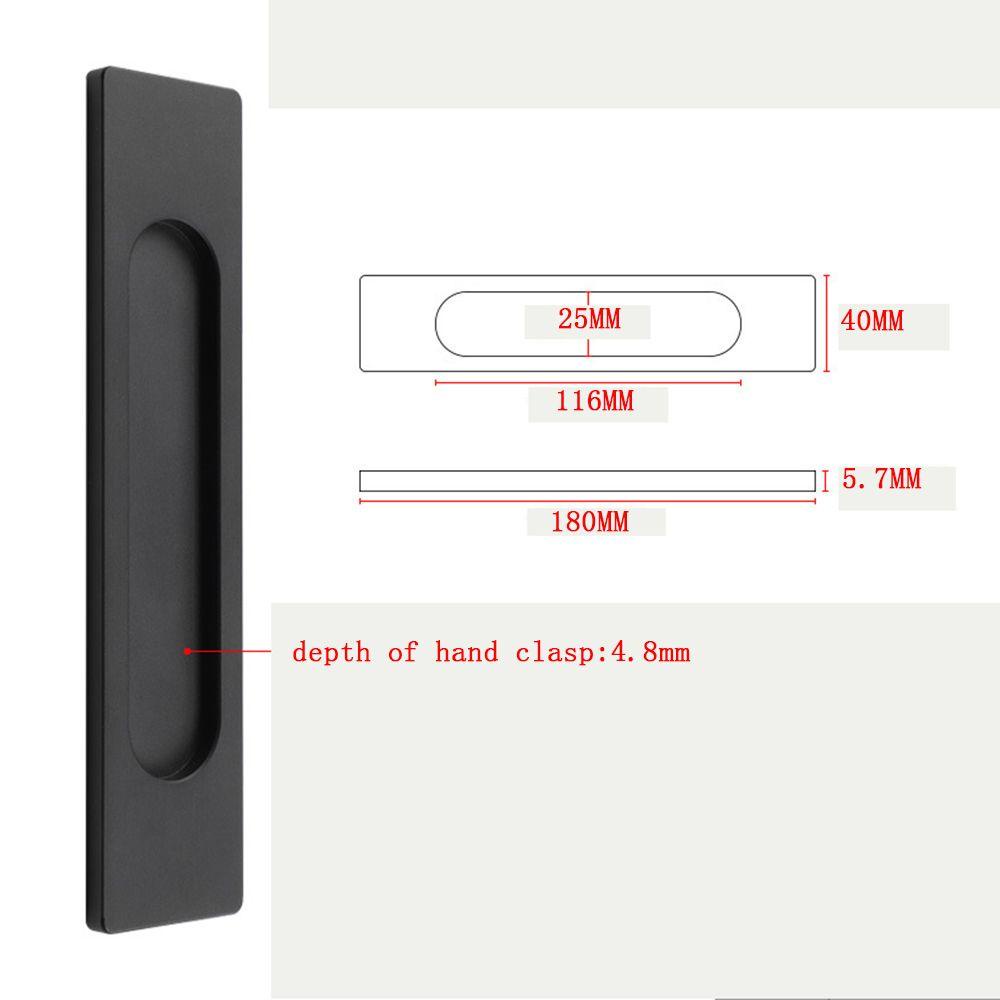 SUYO Handle Pintu Geser Rumah Self-adhesive Furniture Tombol Bantu