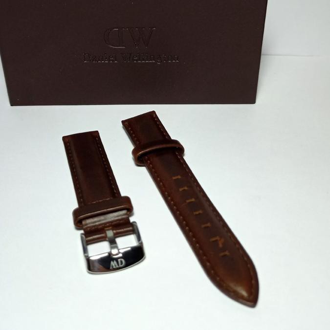 (kode-597) Strap ORI Tali Jam Tangan KULIT ASLI DW - With Box ,