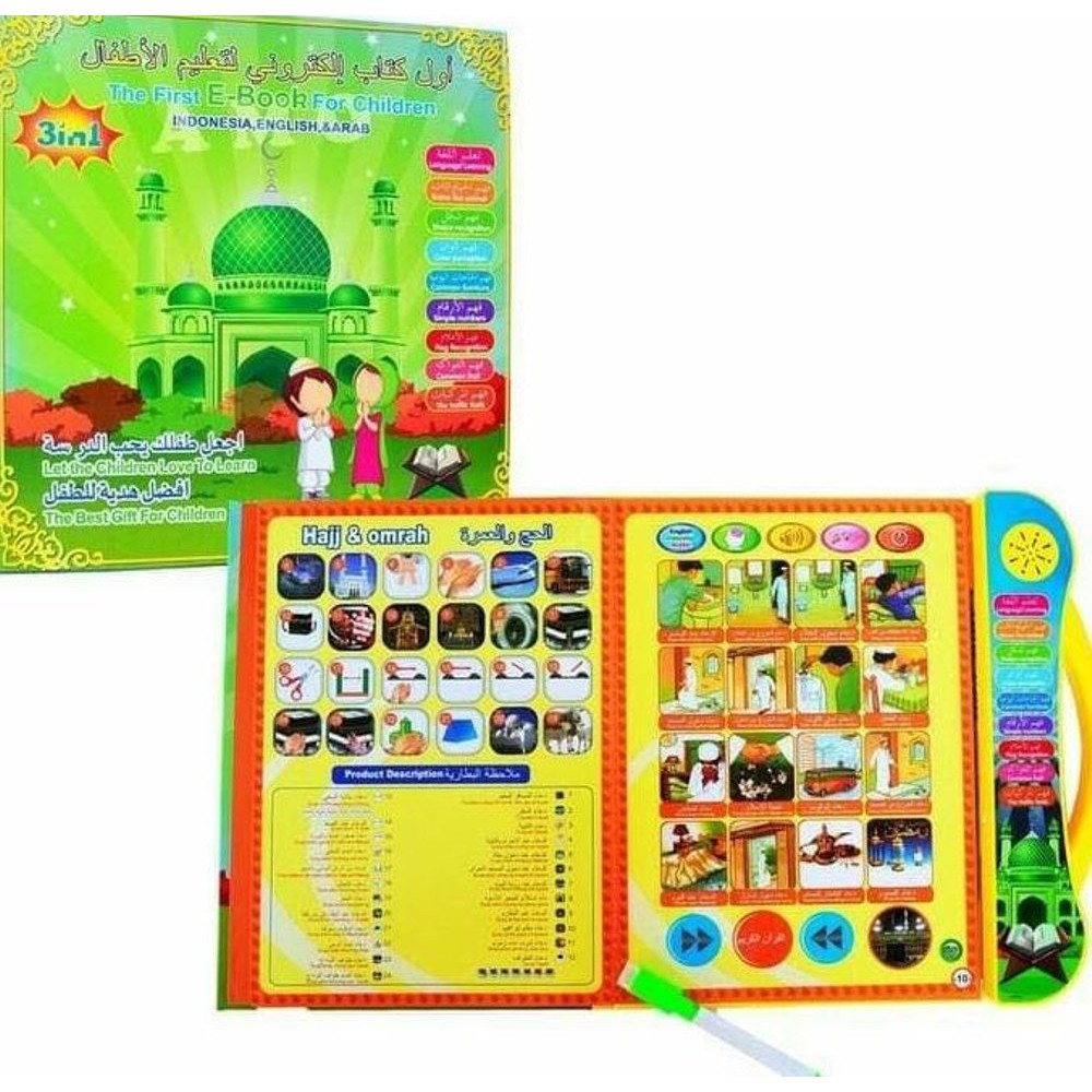 Ebook Muslim - Mainan Edukasi dan Kado Anak 3 Bahasa TERLARIS-1