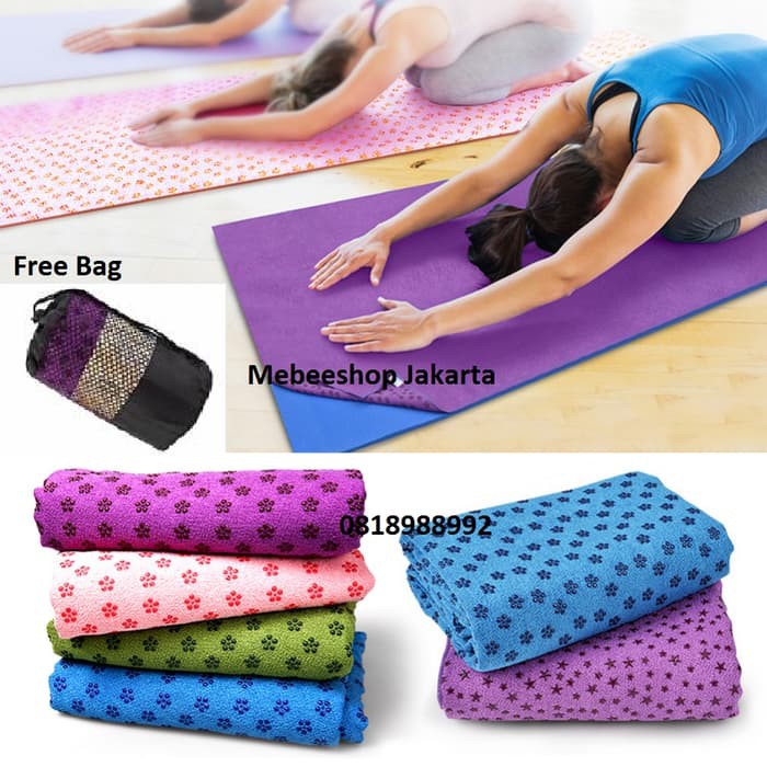 Yoga Towel Mat, Handuk Yoga, Towel Yoga, Alas Yoga