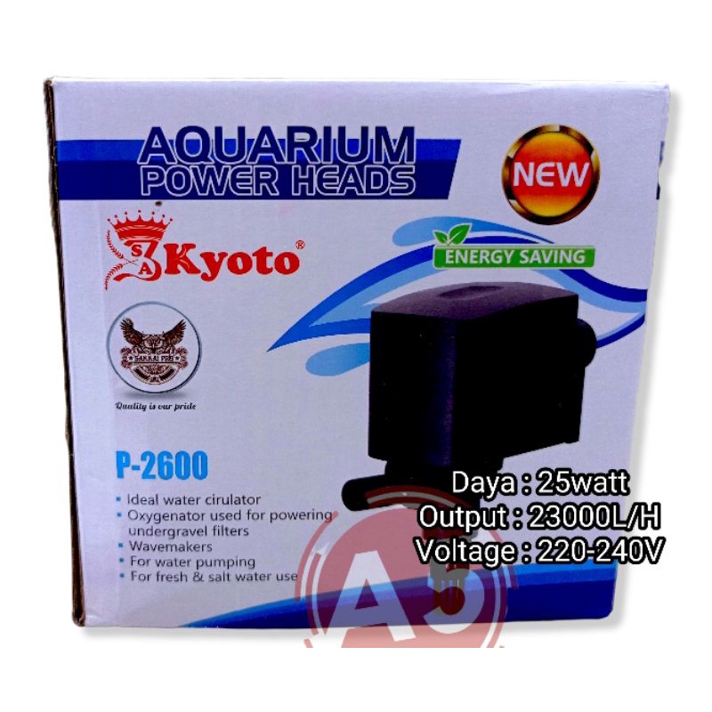 Promo Murah Pompa  aquarium POWER HEADS KYOTO P 2600