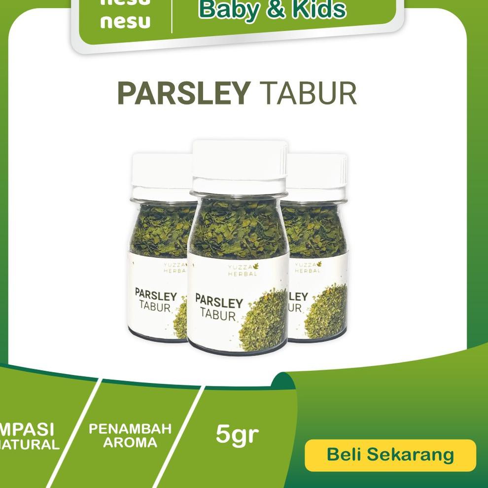 

DISKON BRANDS FESTIVAL Parsley Kering Tabur Kemasan Praktis 5gr Untuk Penyedap Rasa & Penambah Aroma