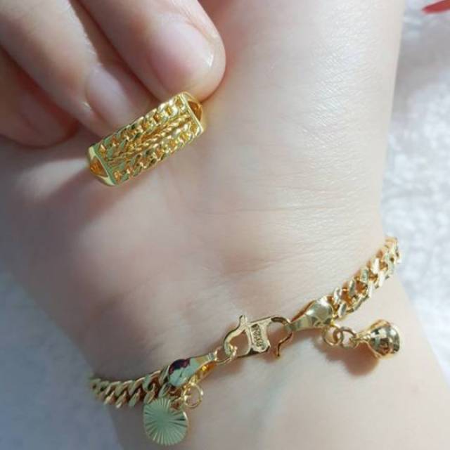 Xuping Gelang cincin 24k