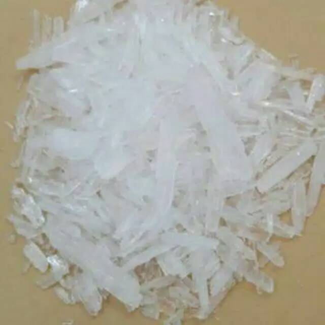 

Crystal Menthol Kristal Mentol Natural Murni Pure Food Grade 500 Gram Menthol Organik Serti MUI Halal