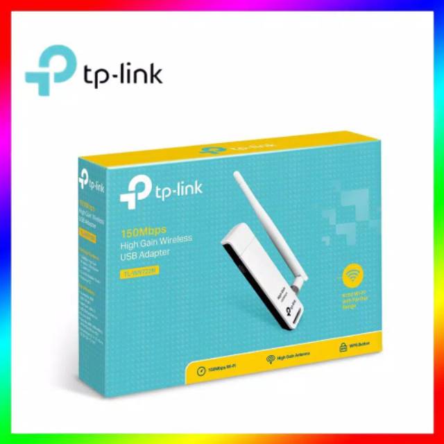 Tp-Link TL-WN722N Wireless USB WiFi Adapter TPLink WN722N Antena 722N