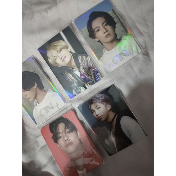photocard hologram taehyung fansite nuna v