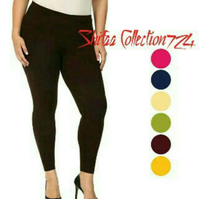 Celana Leggings Panjang Polos Tanpa Kantong (BB 60-65 Kg /Jumbo)