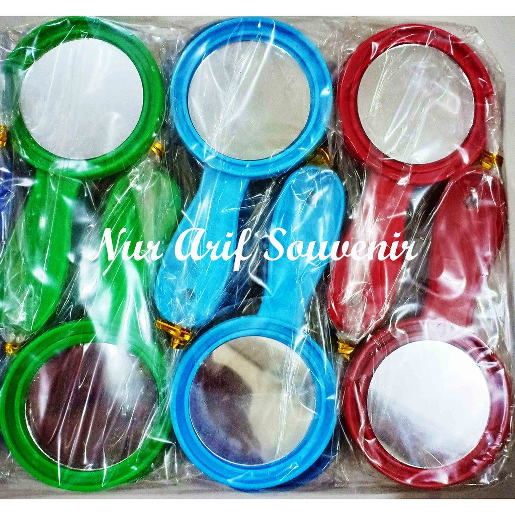 Souvenir Penikahan Kaca sisir Bulat (isi 50 pcs)